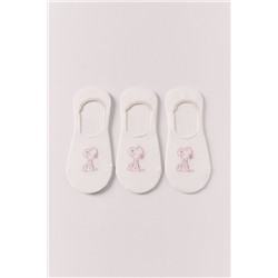 Pack 3 calcetines invisibles estampado Snoopy