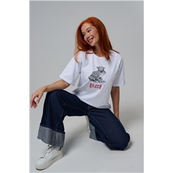 8580 футболка оверсайз женская