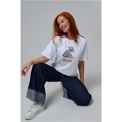 8580 футболка оверсайз женская