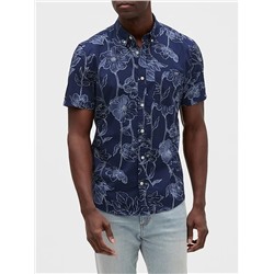 Print Poplin Shirt