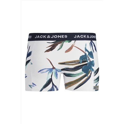 Jack & Jones Jack Jones Jaclouıs Trunks 3 Pack Sn Pls Erkek Lacivert Büyük Beden Boxer 12257400-04