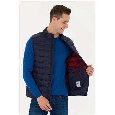 Erkek Lacivert Yelek