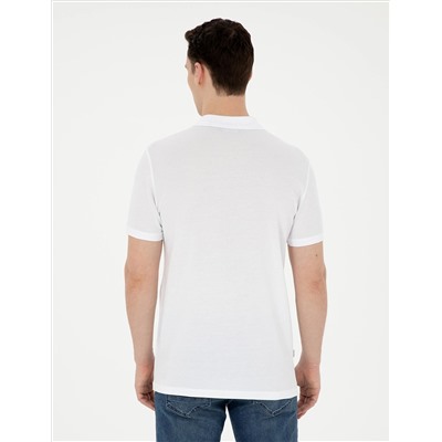 Beyaz Regular Fit Basic Tişört