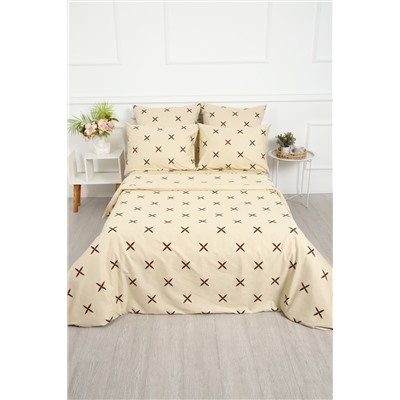 Простыня на резинке сатин Искушение-компаньон