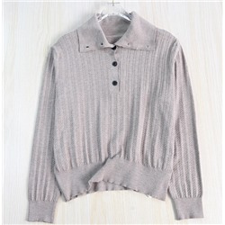 Свитер в стиле ретро с косичной вязкой АЙСИК*Л