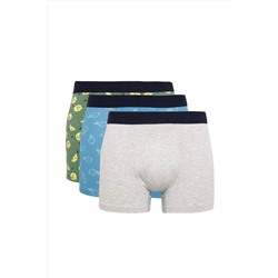 DeFacto Regular Fit 3lü Boxer B7184AX24SM