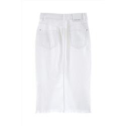 Falda de tubo Blanco