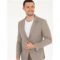 Açık Kahverengi Blazer Ceket