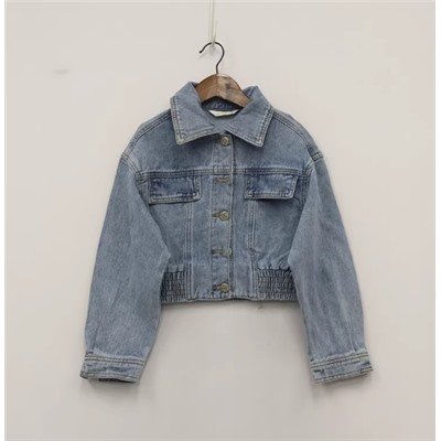 Джинсовая куртка для девочек 6-9 лет