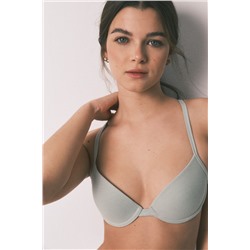 Sujetador push up algodón verde