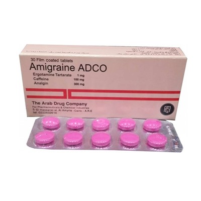 Amigraine adco от мигрени 30 tab