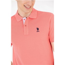Erkek Nar Çiçeği Basic Polo Yaka Tişört