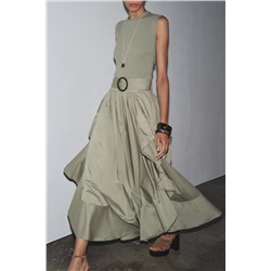 VESTIDO COMBINADO CINTURÓN