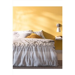Madame Coco Adelya King Size Crep Baskılı Nevresim Takımı - Gri NTSK000000001-8682116825795