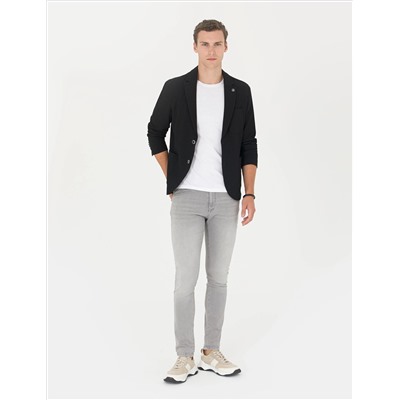 Siyah Ekstra Slim Fit Blazer Ceket