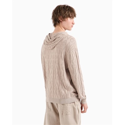 ASV Fabric Button Up Hooded Sweater
