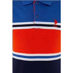 Erkek Saks Polo Yaka Tişört