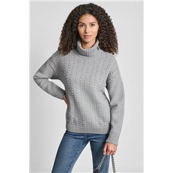 TURTLE NECK BOBBLE STICH SWEATER