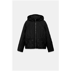 HOODED PUFFER JACKET