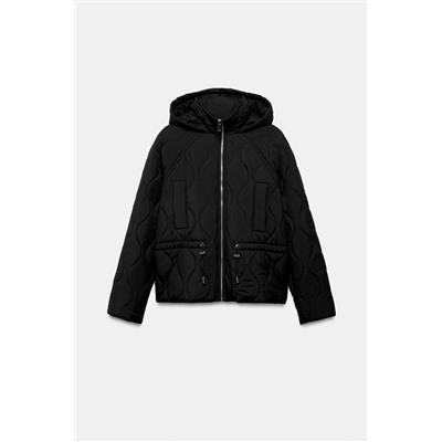 HOODED PUFFER JACKET