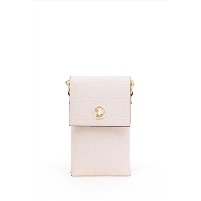 Kadın Bej Telefon Çantası