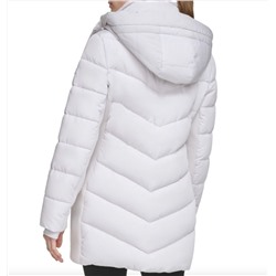 CALVIN KLEIN Faux Fur Trim Puffer Jacket
