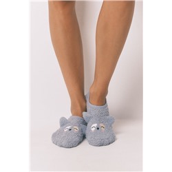 Calcetines slip on perro azul