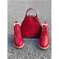 Ab.Zapatos 4619/2 granate+AB.Z · Pelle · mochila 421 (650)