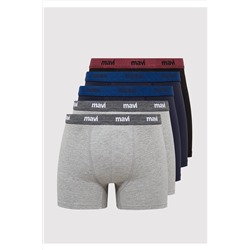 Mavi 5li Basic Boxer 0910618-900