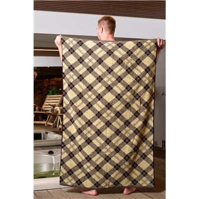 Полотенце махровое Шотландка