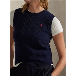 Женский классический шерстяной трикотажный жилет РАЛЬ*Ф Л