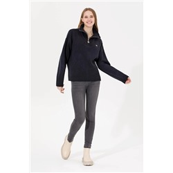 Kadın Lacivert V - Yaka Kazak