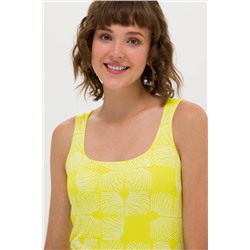 Kadın Neon Sarı Örme Elbise