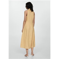 Vestido camisero lino