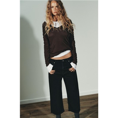 BERMUDA JORTS DENIM TRF TIRO MEDIO