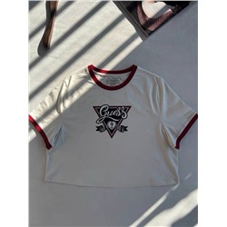 Укороченная женская футболка 2 цвета ГЕС*С