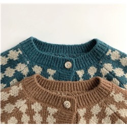 Осенний вязаный кардиган