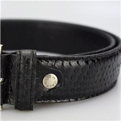 Ремень из кожи питона 40 мм