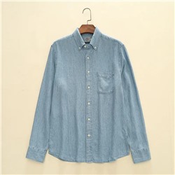 Мужская рубашка под джинс, экспорт  ✔️Fahert*y  Цена в оф.магазине 148$