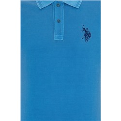 Erkek Petrol Basic Polo Yaka Tişört