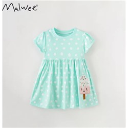 Хлопковое платье МАЛВЕ*Й (130-150)