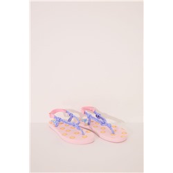 Chanclas tiras morado y rosa Snoopy