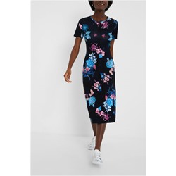 Vestido camisetero flores