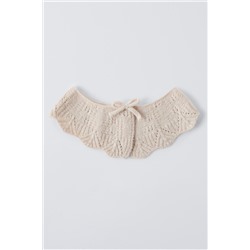 OPENWORK KNIT COLLAR