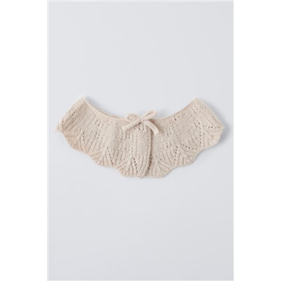 OPENWORK KNIT COLLAR