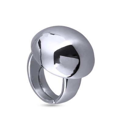 Кольцо 2см Геометрия (покрытие родий), Есть комплект