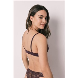 Sujetador clásico relleno encaje morado BEAUTIFUL