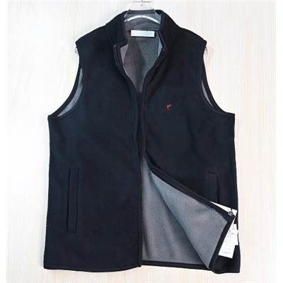 Мужской флисовый жилет воротником-стойкой