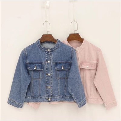 Джинсовая куртка для девочек 6-10 лет
