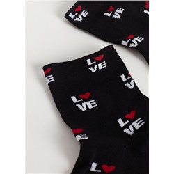 Kurze Sportsocken mit durchgehendem Motiv